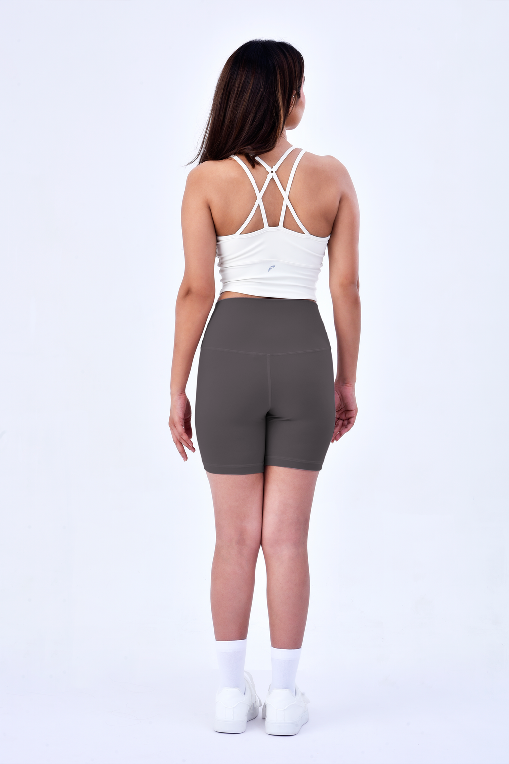 BIKER SHORTS - TEA BROWN