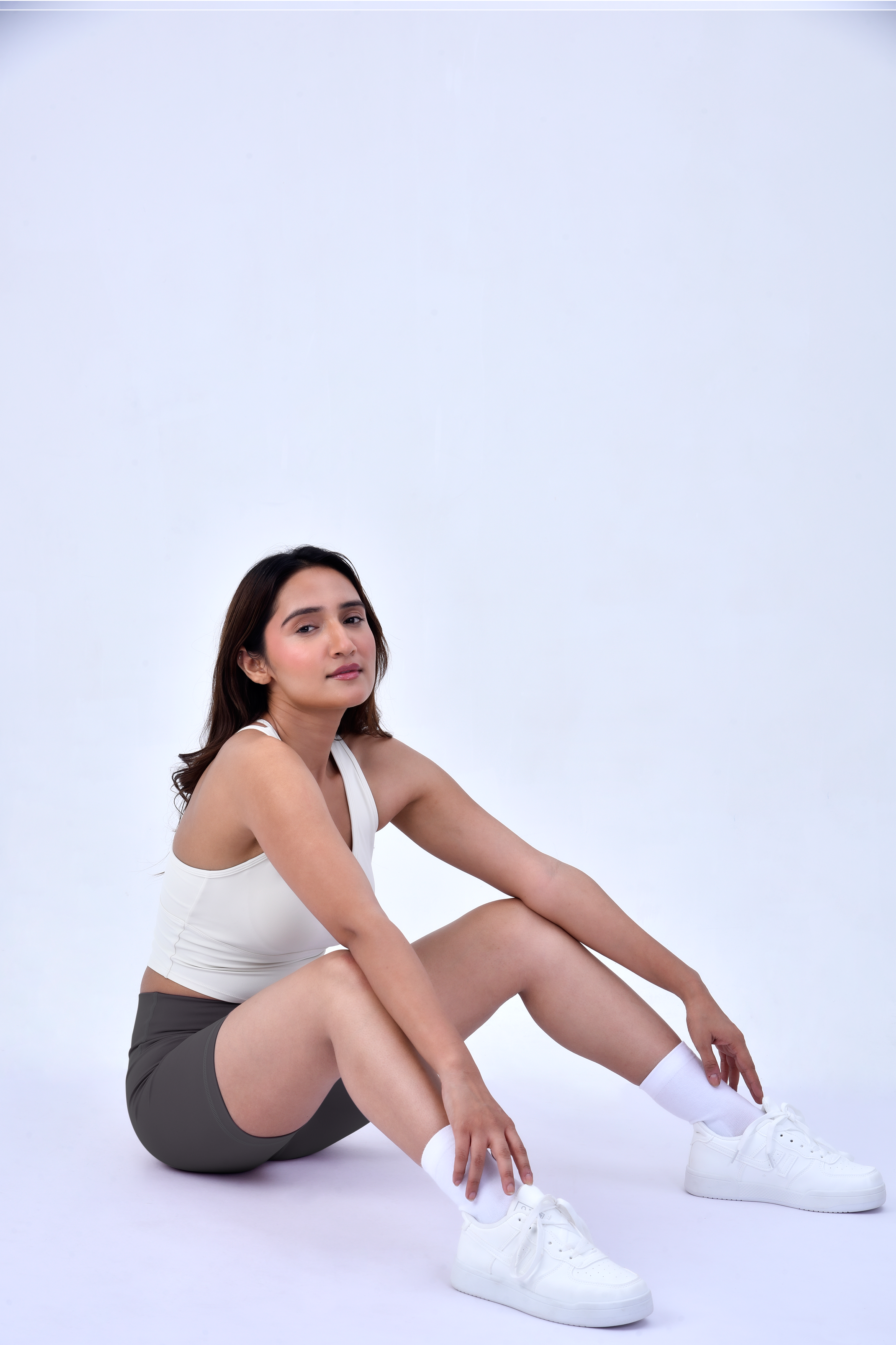 BIKER SHORTS - TEA BROWN