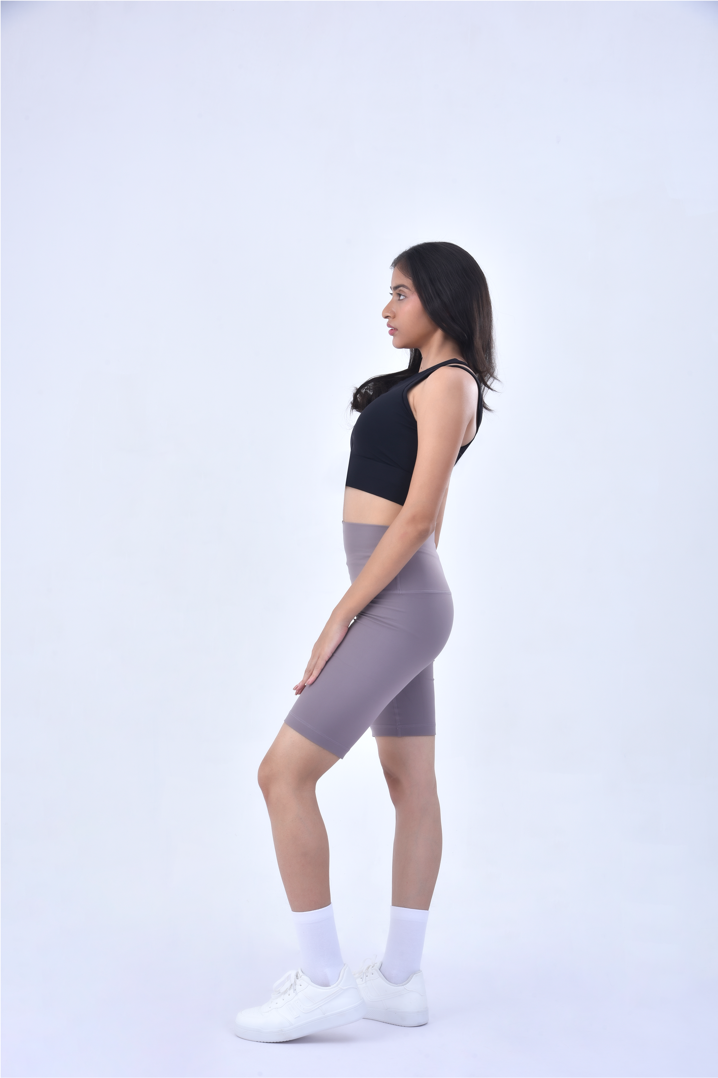 FLEXZIP SPORTS BRA - ONYX BLACK