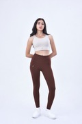 SCULPT LEGGINGS -DARK  BROWN