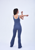 FLARE CO-ORD SET - SLATE BLUE