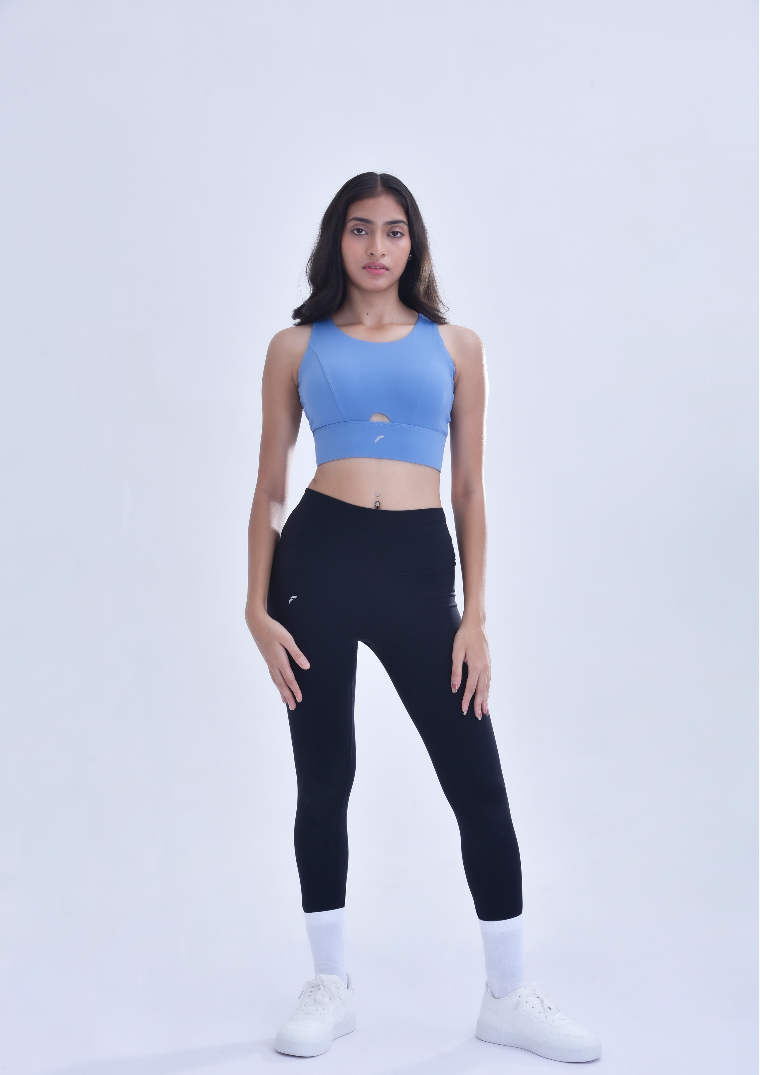 AIRFLOW SPORTS BRA - POWDER BLUE
