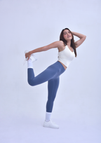 SCULPT LEGGINGS - STEEL BLUE