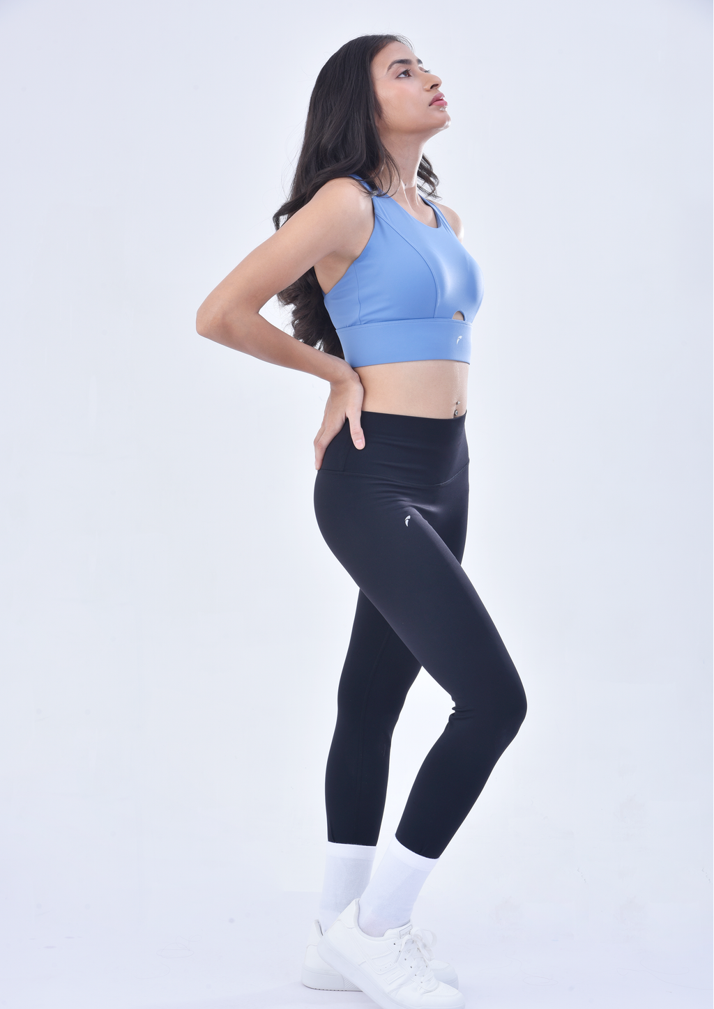 AIRFLOW SPORTS BRA - POWDER BLUE