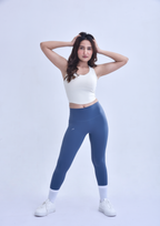 SCULPT LEGGINGS - STEEL BLUE