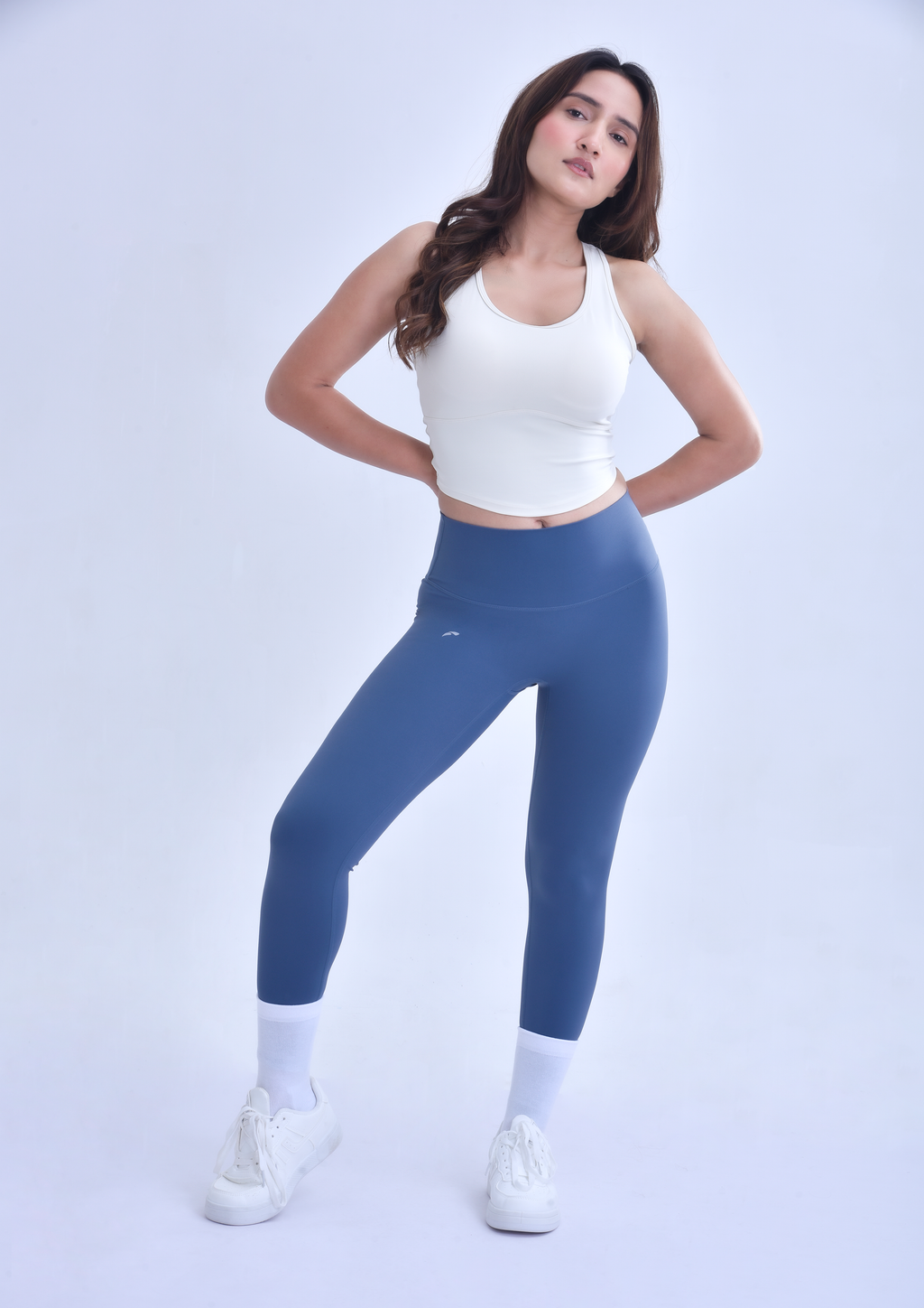 SCULPT LEGGINGS - STEEL BLUE