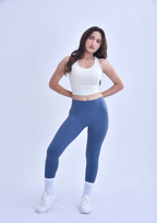 SCULPT LEGGINGS - STEEL BLUE