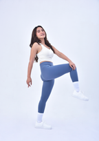 SCULPT LEGGINGS - STEEL BLUE