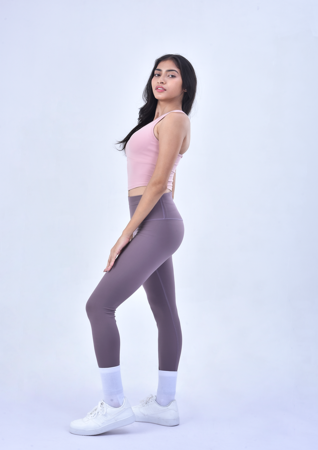 SCULPT LEGGINGS - DUSTY PURPLE