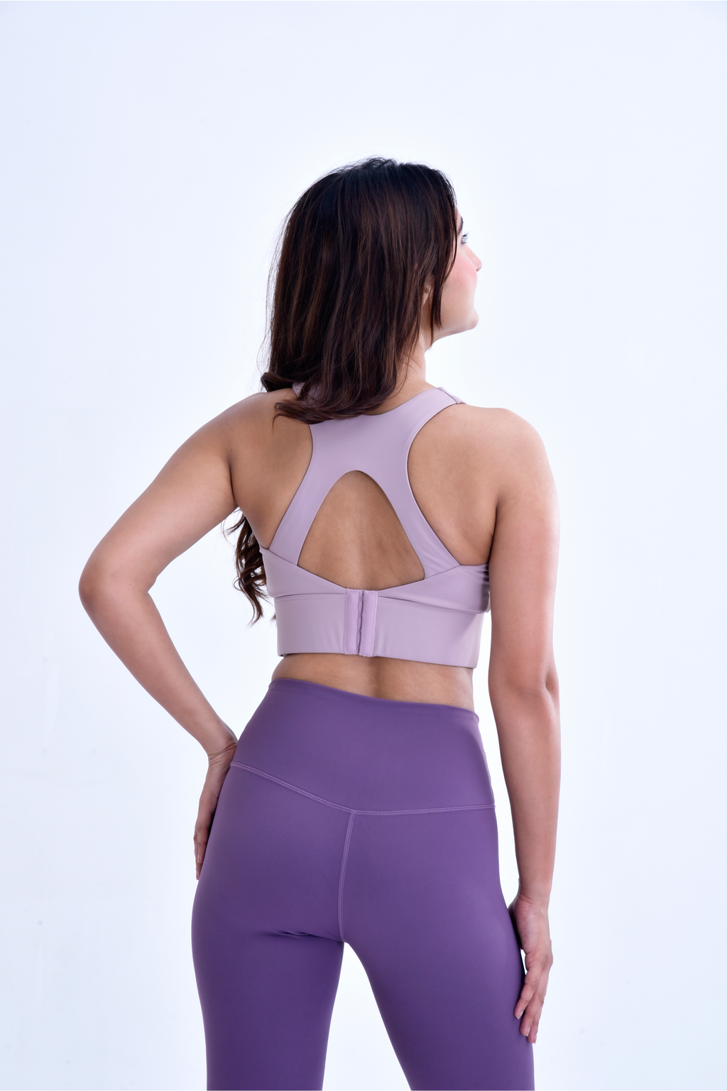 AIRFLOW SPORTS BRA- DUSTY MAUVE