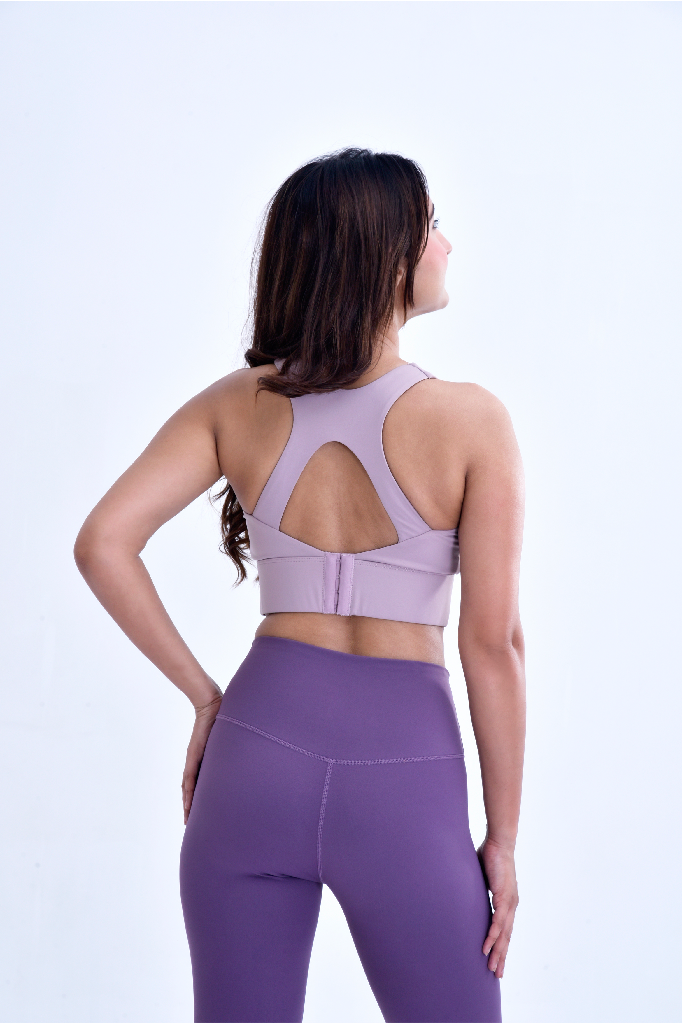 AIRFLOW SPORTS BRA- DUSTY MAUVE