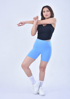 BIKER SHORTS - SKY BLUE