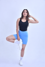 BIKER SHORTS - SKY BLUE