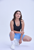 BIKER SHORTS - SKY BLUE