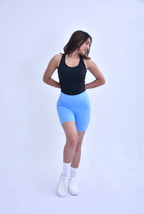 BIKER SHORTS - SKY BLUE
