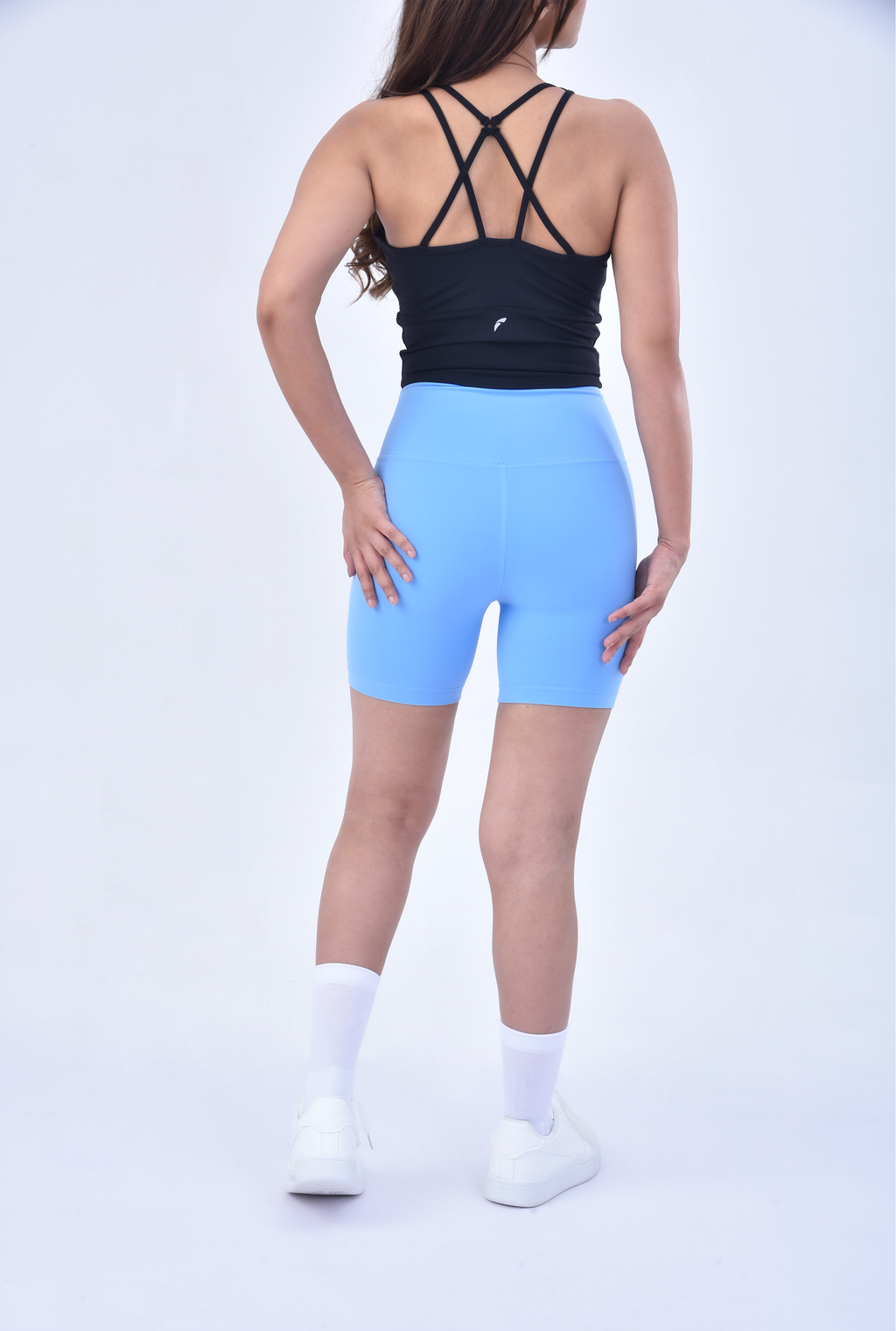 BIKER SHORTS - SKY BLUE