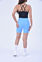 BIKER SHORTS - SKY BLUE