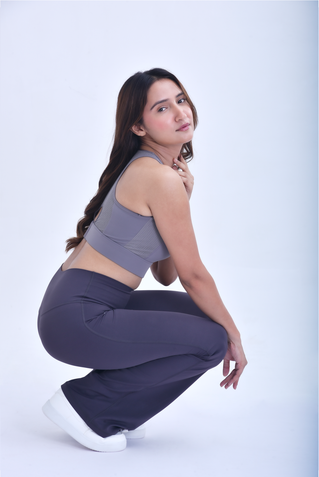 FLARE PANTS - SLATE GREY