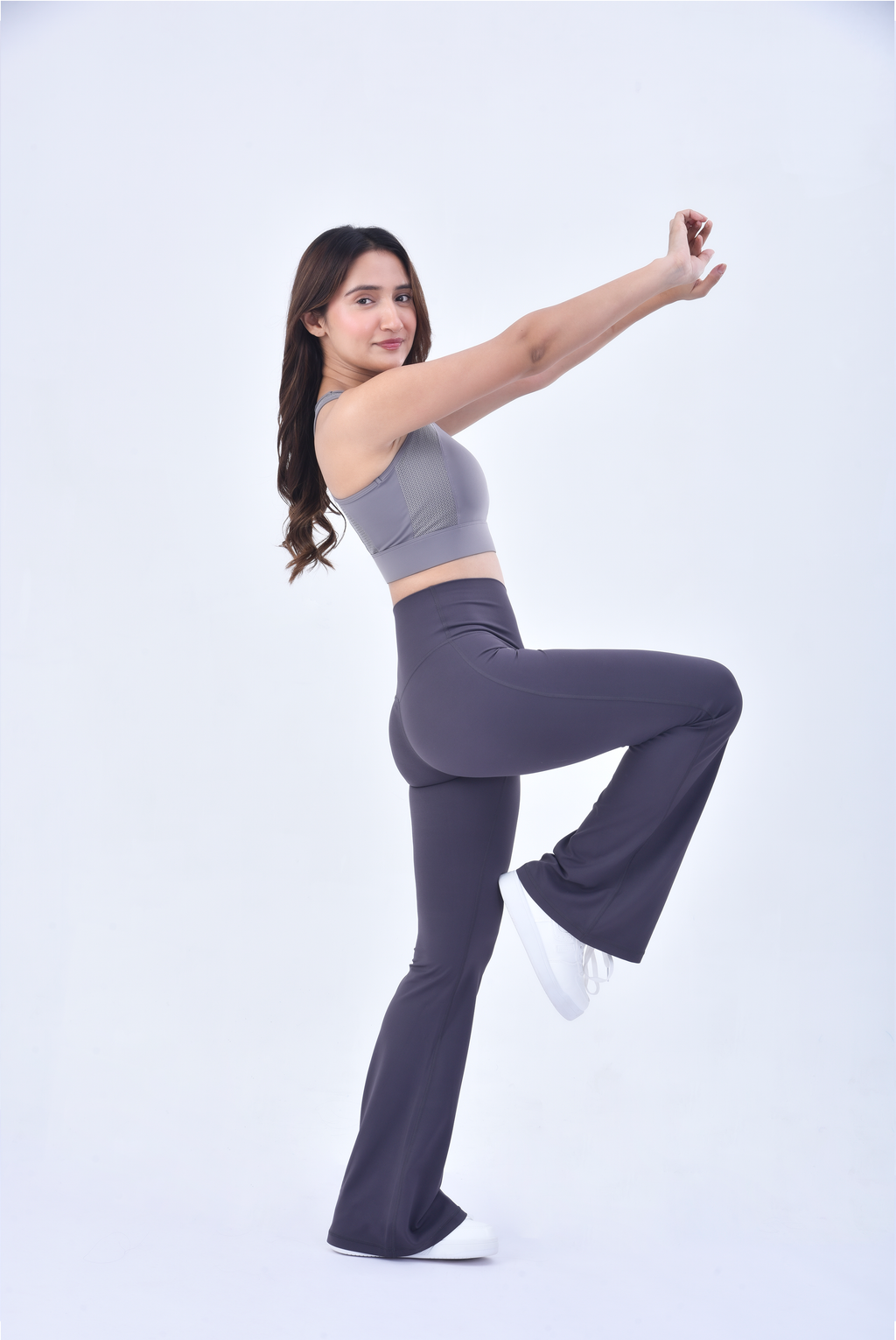 FLARE PANTS - SLATE GREY