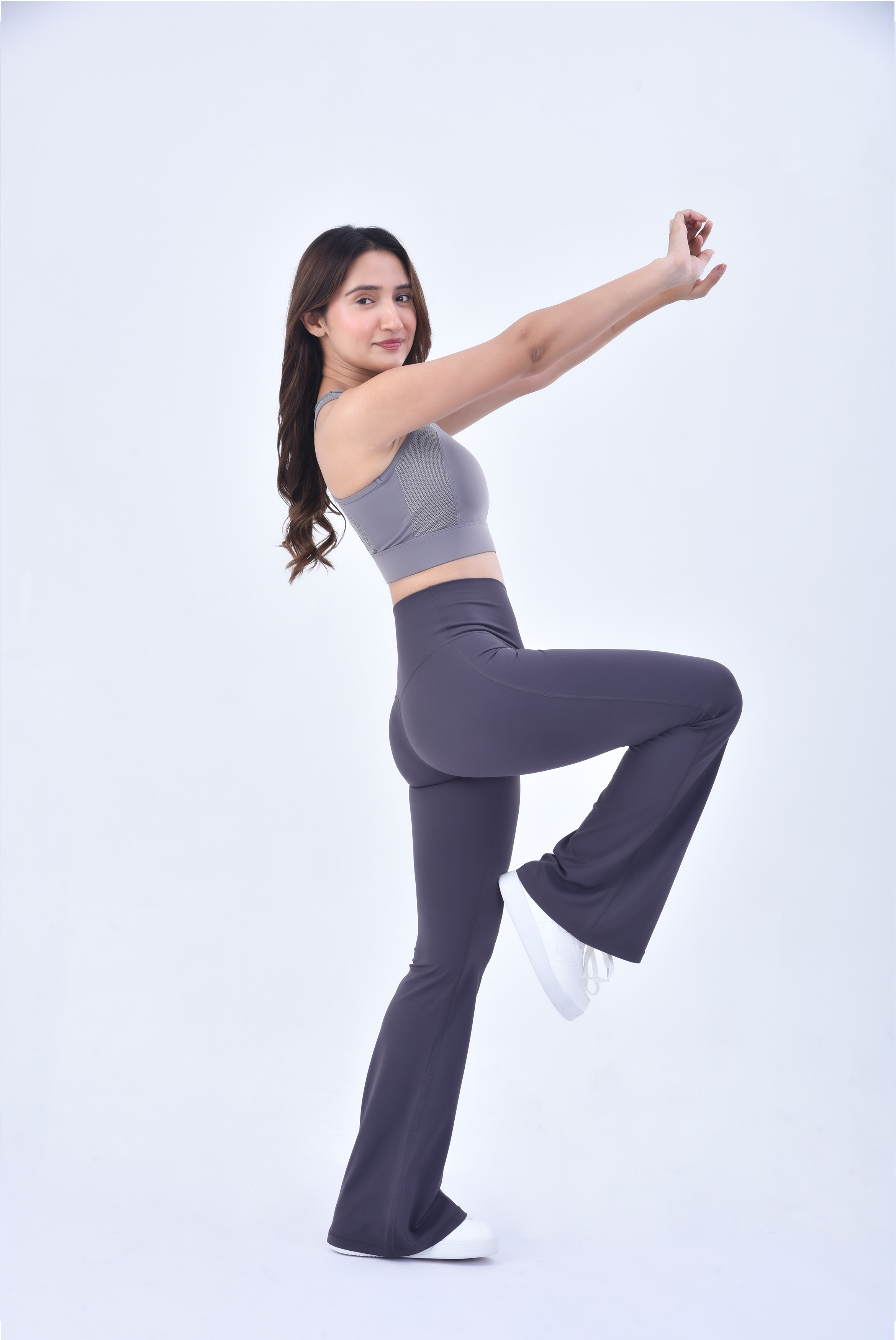 FLARE PANTS - SLATE GREY