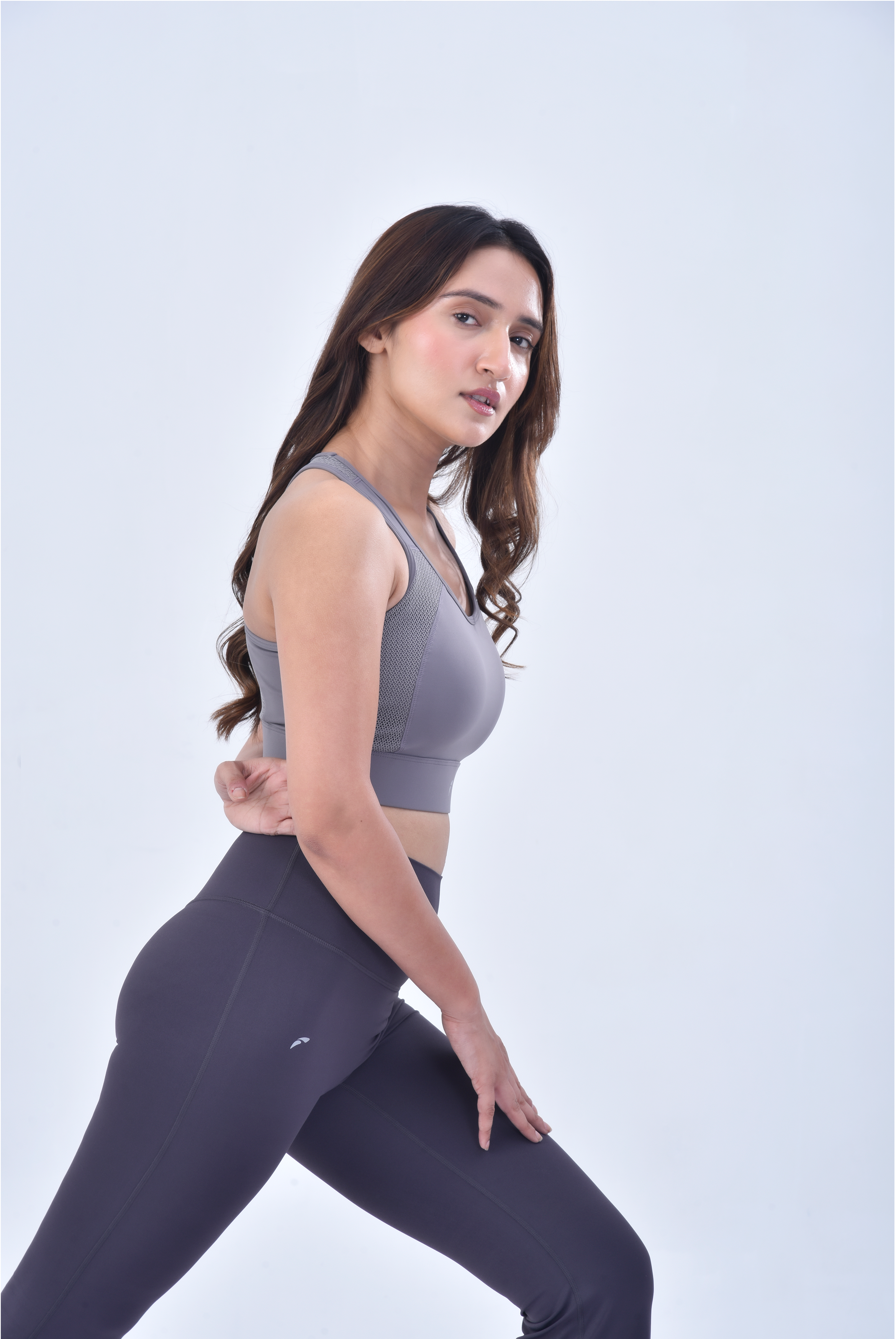 FLEX SPORTS BRA - GRAPHITE GREY
