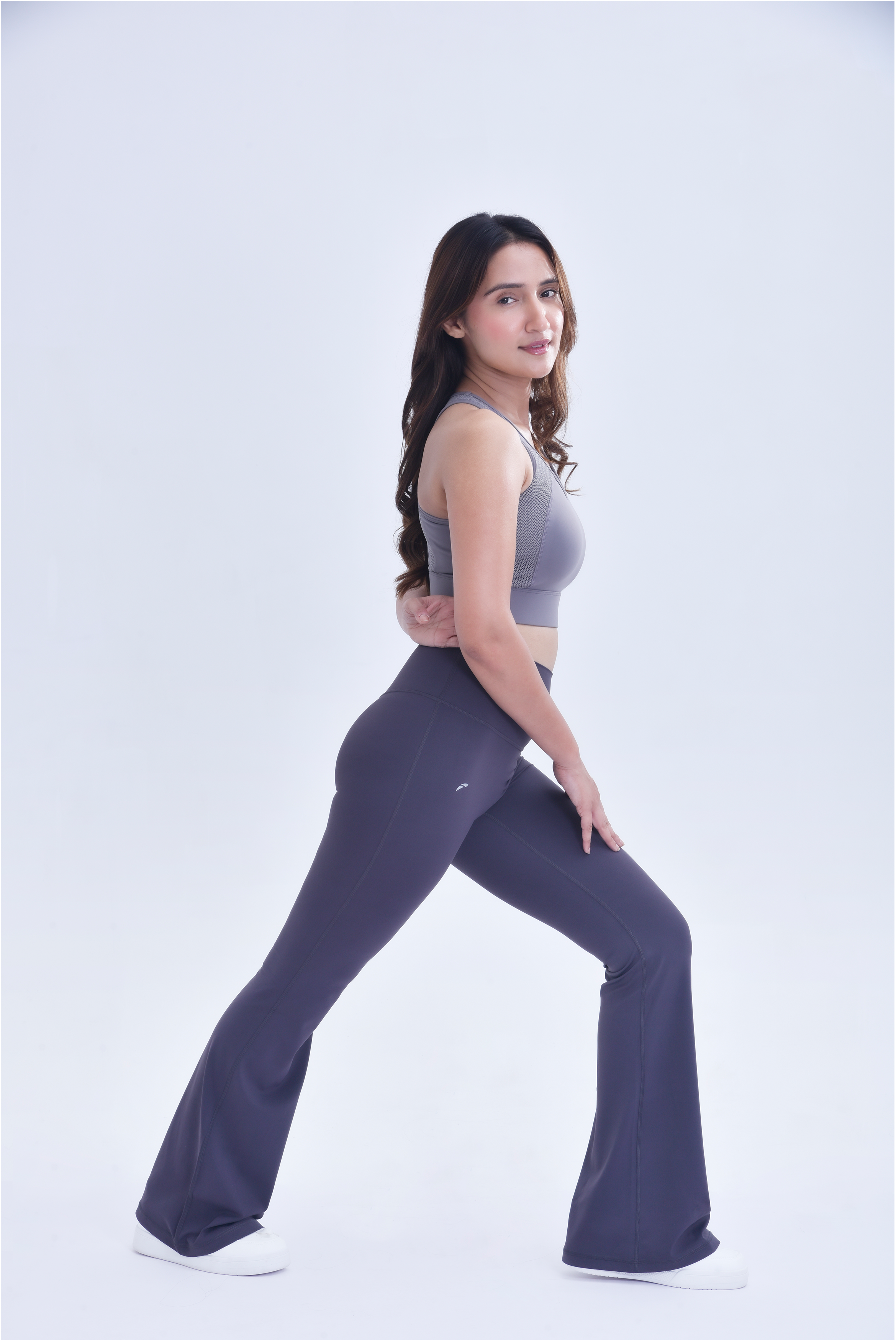 FLARE PANTS - SLATE GREY