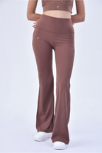 FLARE PANTS - COCOA BROWN