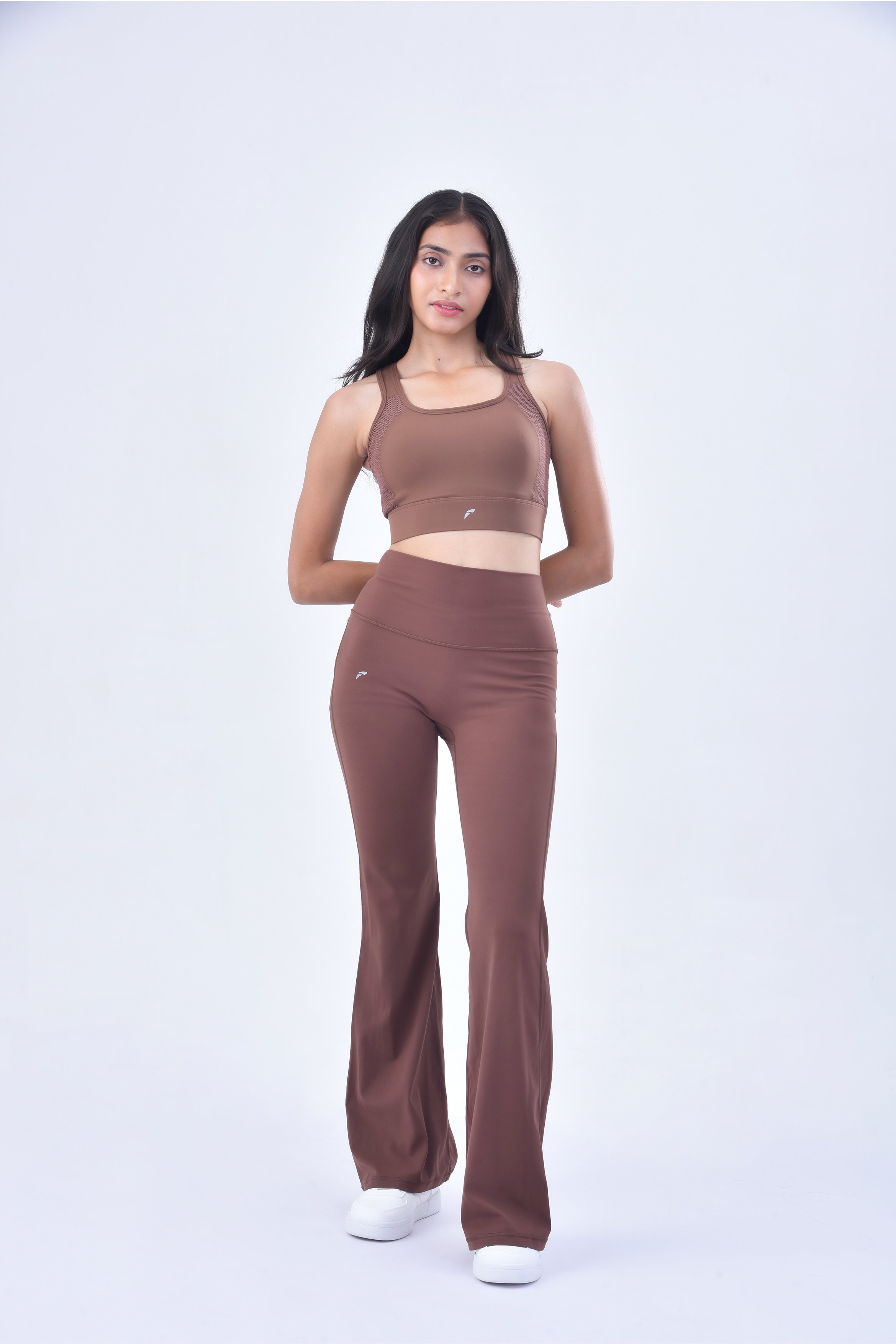 FLEX SPORTS BRA - CHESTNUT BROWN