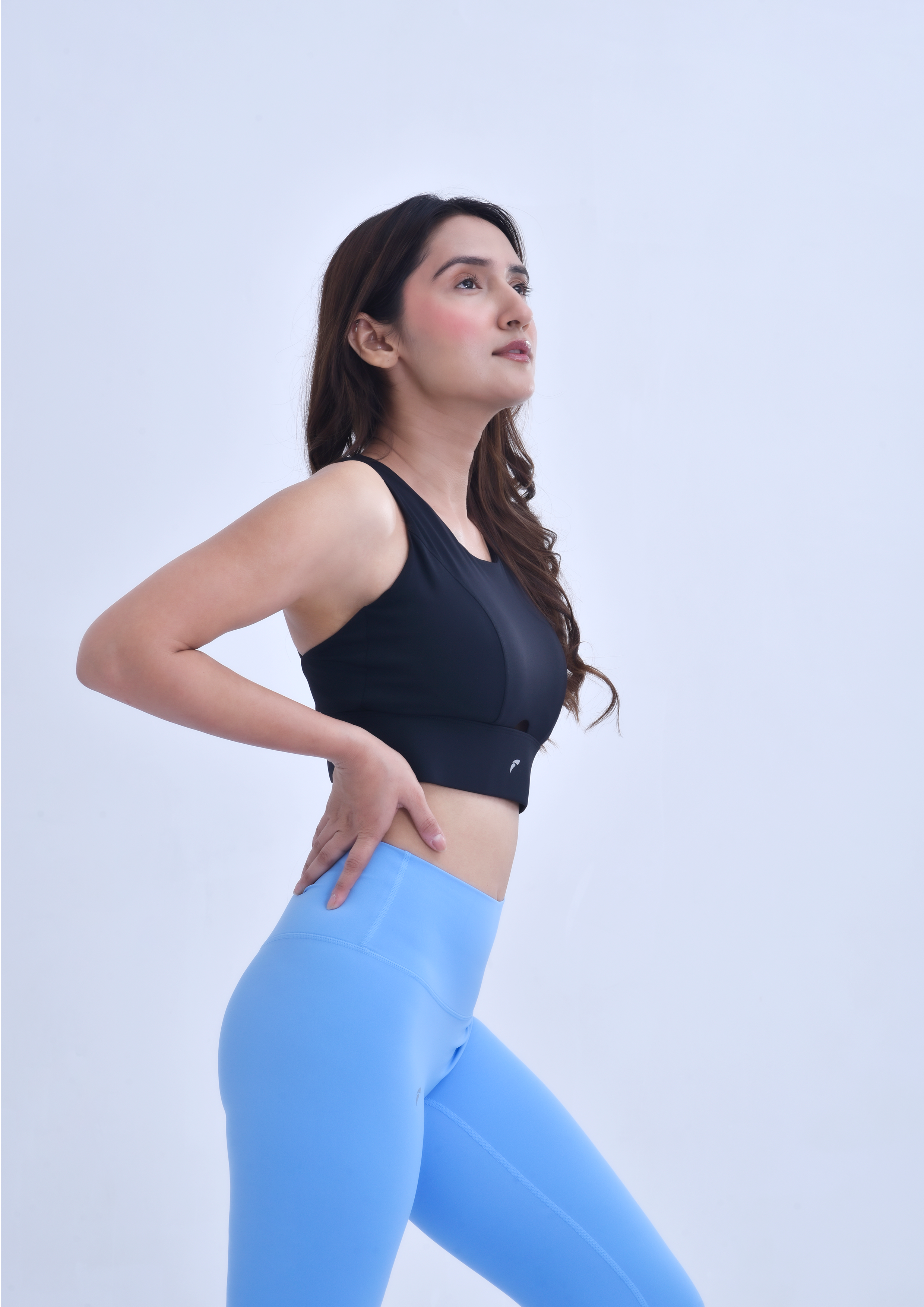 AIRFLOW SPORTS BRA - MIDNIGHT BLACK