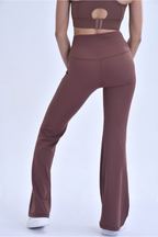 FLARE PANTS - COCOA BROWN