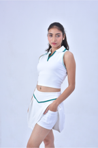 POLO SKORT SET - CLASSIC WHITE