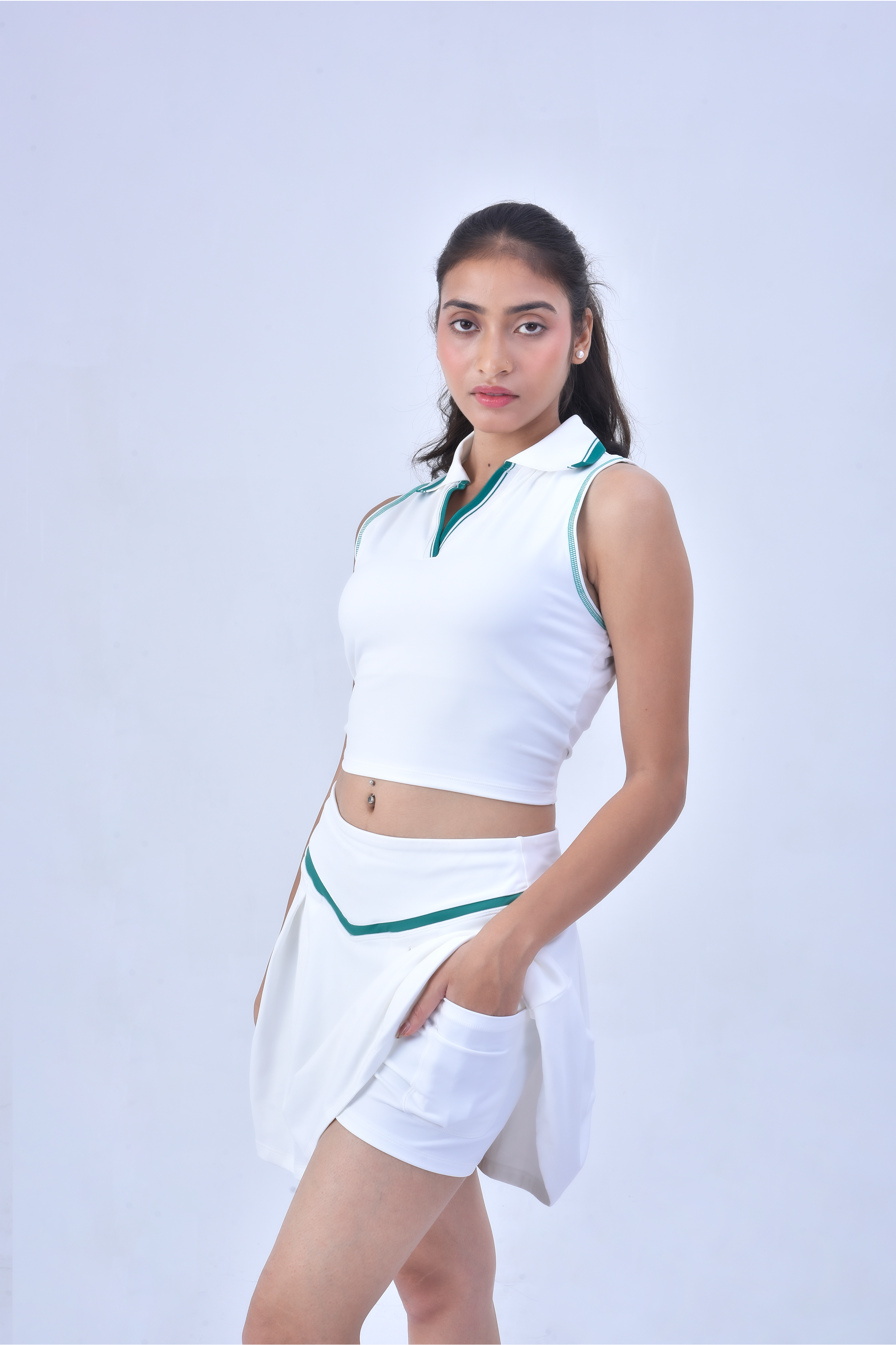 POLO SKORT SET - CLASSIC WHITE