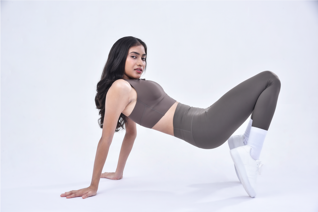 SCULPT LEGGINGS - TEA BROWN