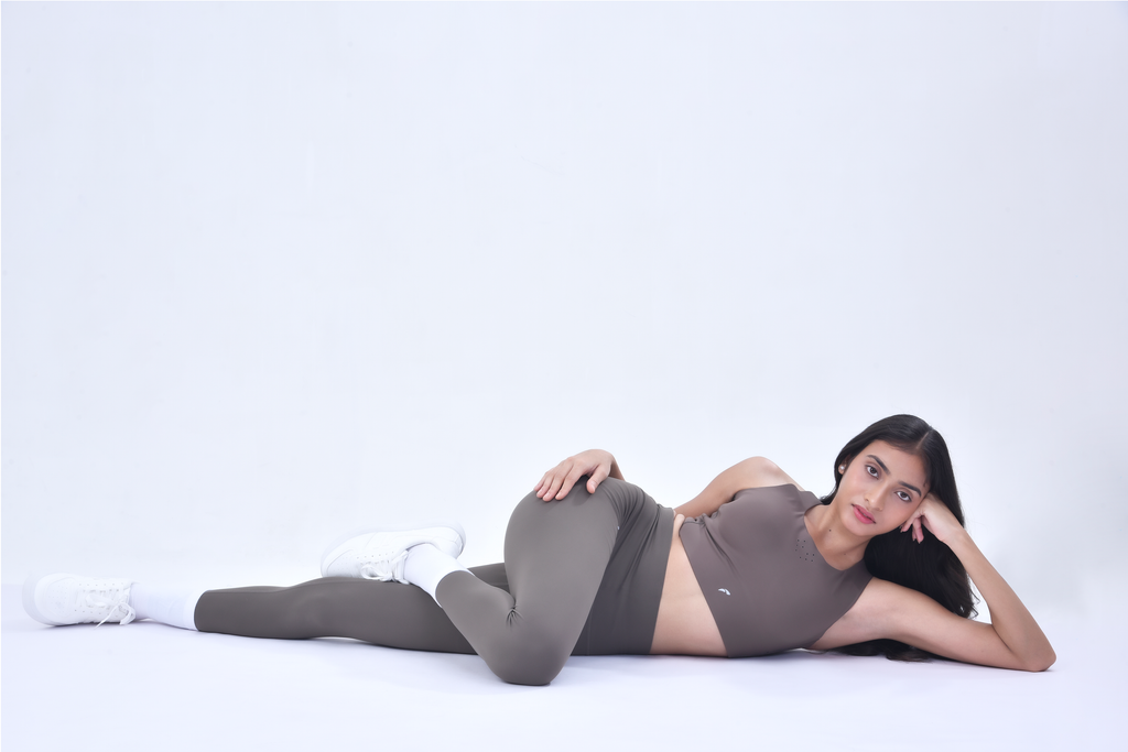 SCULPT LEGGINGS - TEA BROWN