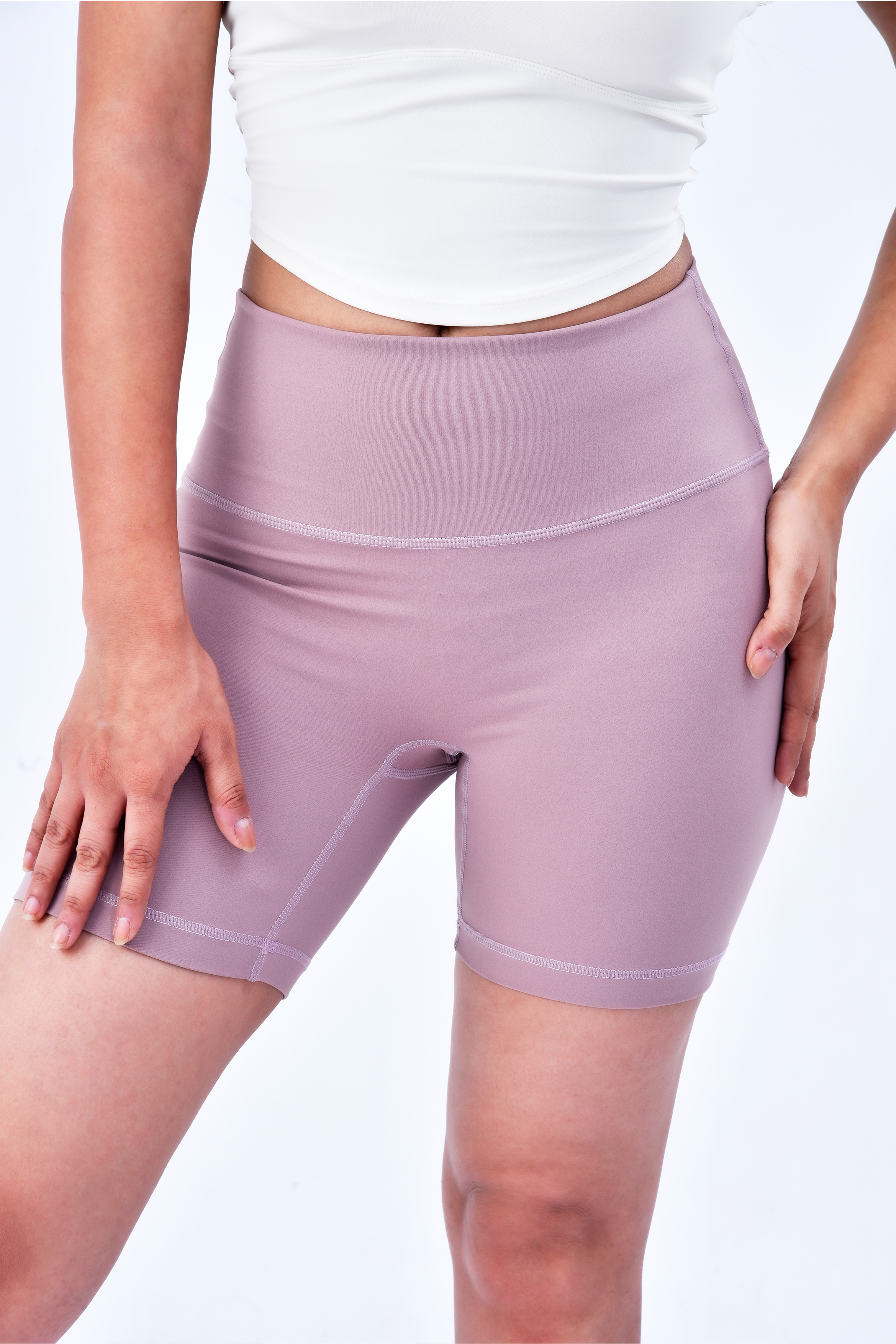 BIKER SHORTS - DUSTY ROSE