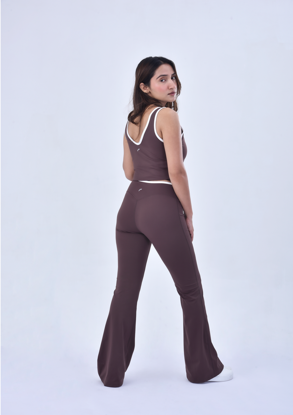 FLARE CO-ORD SET - MOCHA BROWN