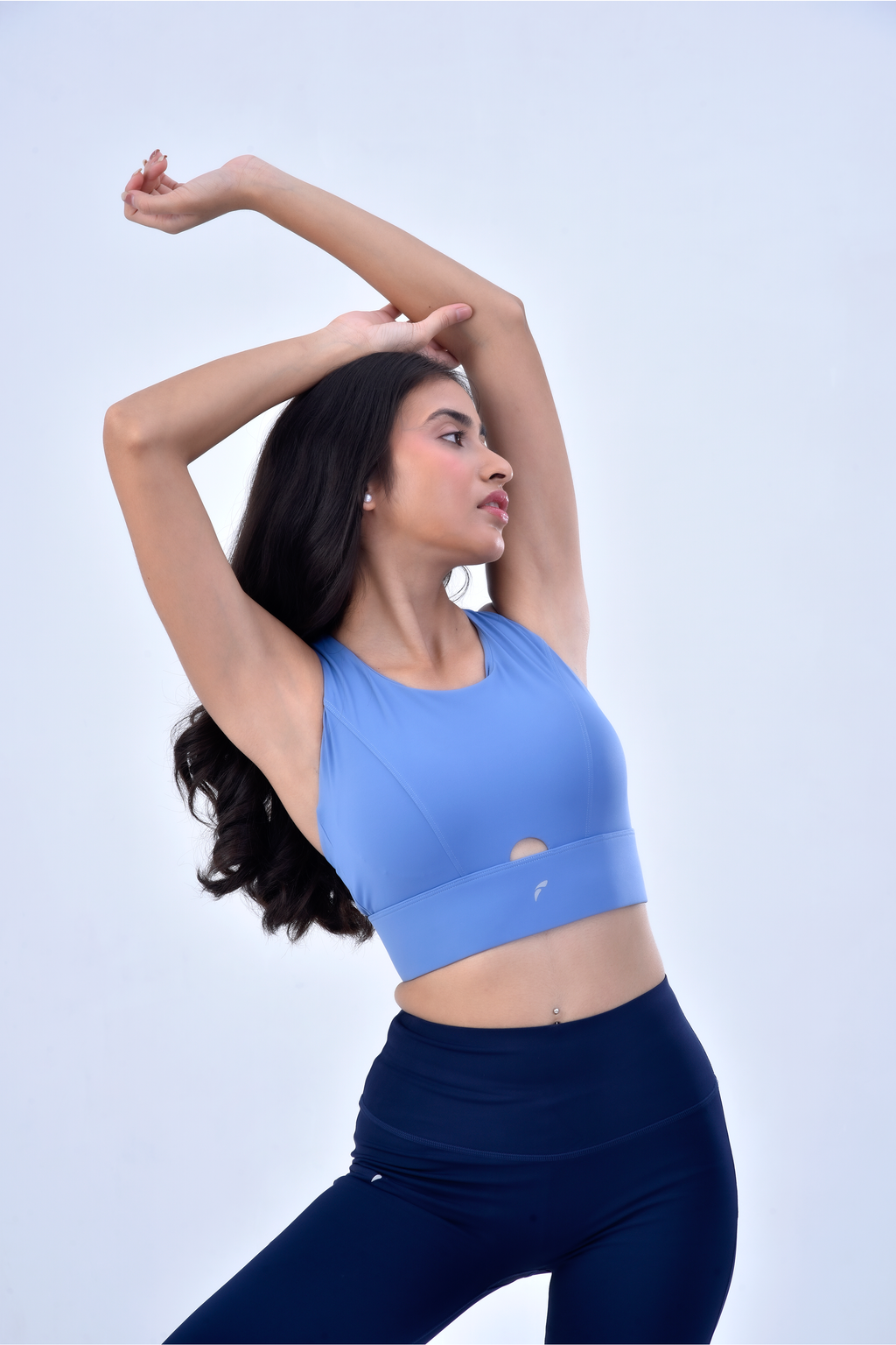 AIRFLOW SPORTS BRA - POWDER BLUE