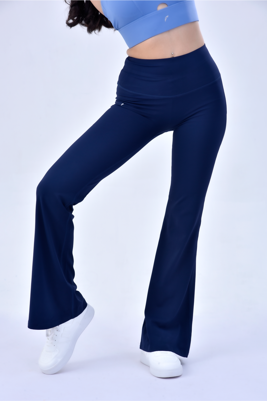 FIT FLARE PANTS - DEEP NAVY