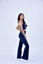 FIT FLARE PANTS - DEEP NAVY