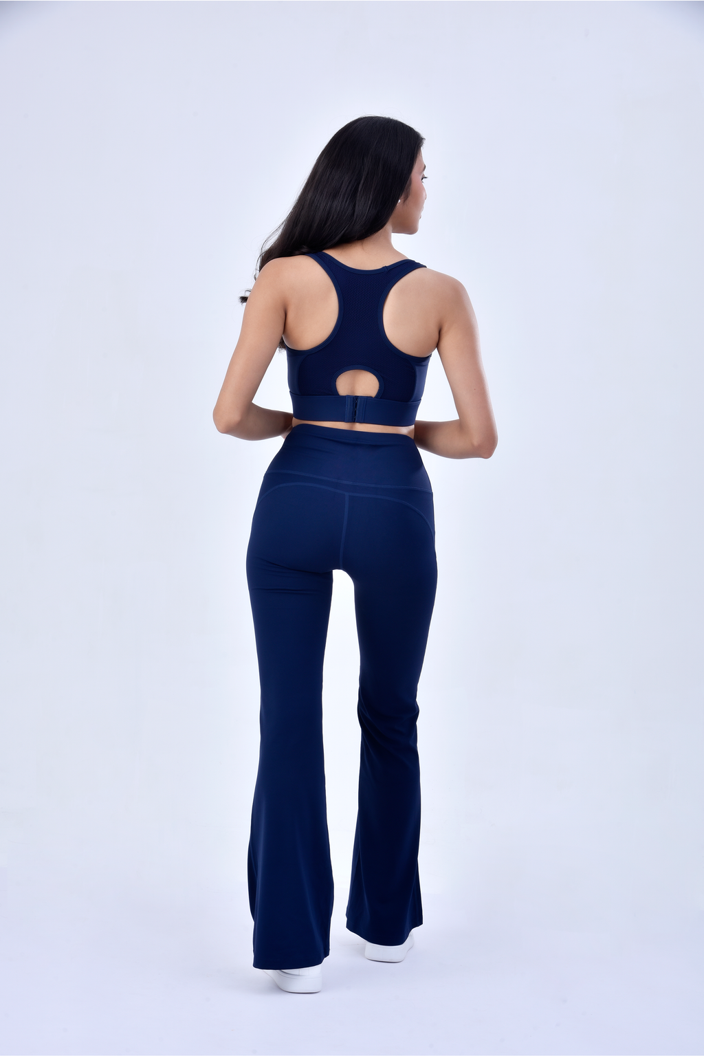 FIT FLARE PANTS - DEEP NAVY