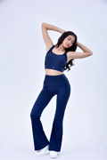 FIT FLARE PANTS - DEEP NAVY