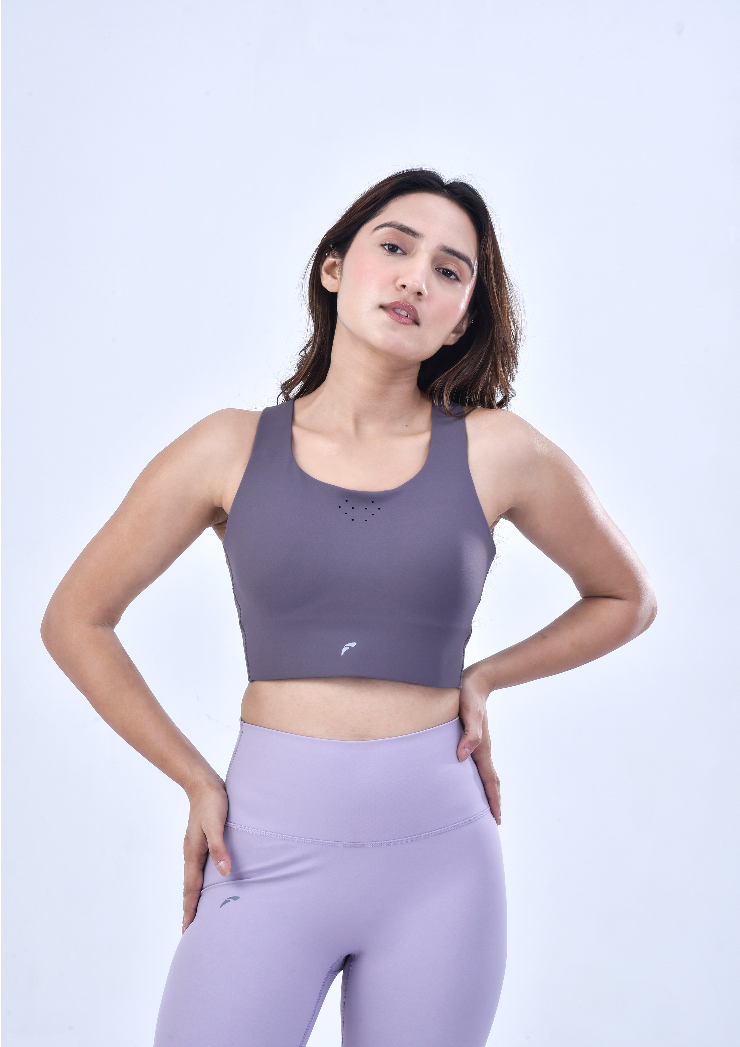 AEROLIFT SPORTS BRA-DUSTY PURPLE