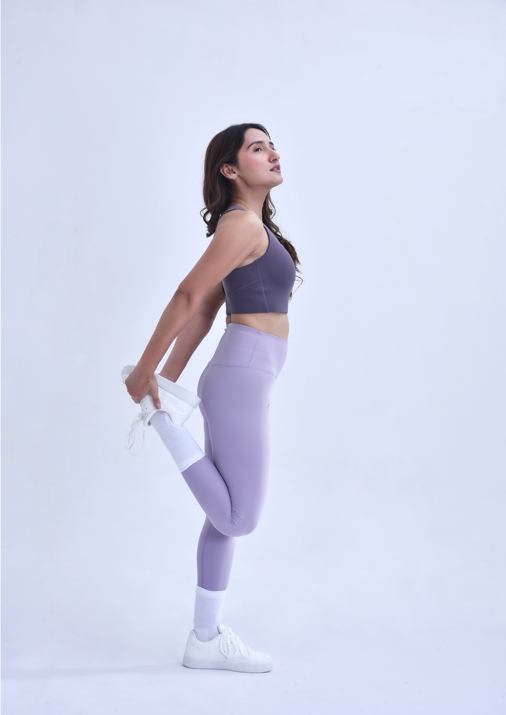 AEROLIFT SPORTS BRA-DUSTY PURPLE