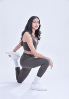 AEROLIFT SPORTS BRA - MOCHA MIST
