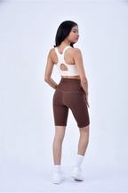 ELEVATE SHORTS - CHESTNUT BROWN