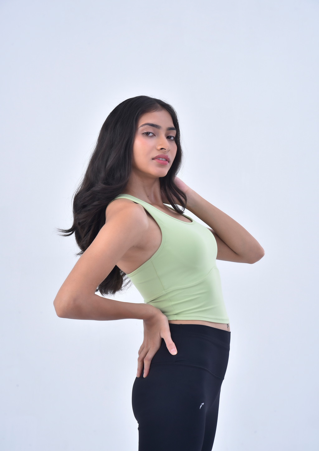 SCULPT TANK TOP-PISTACHIO GREEN