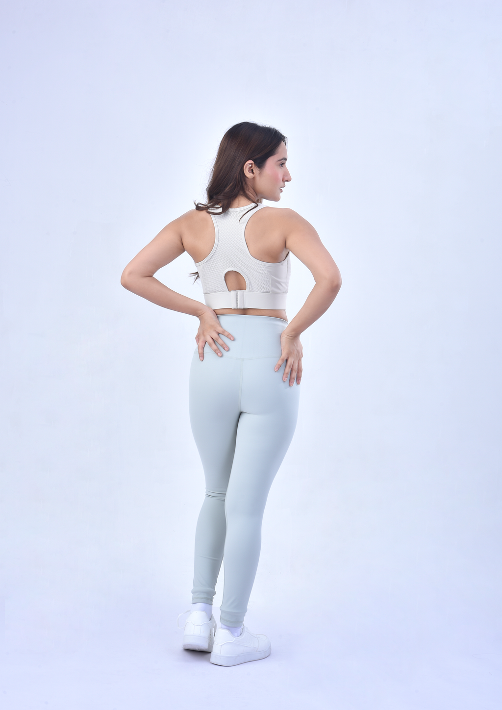 FLEX SPORTS BRA -IVORY WHITE