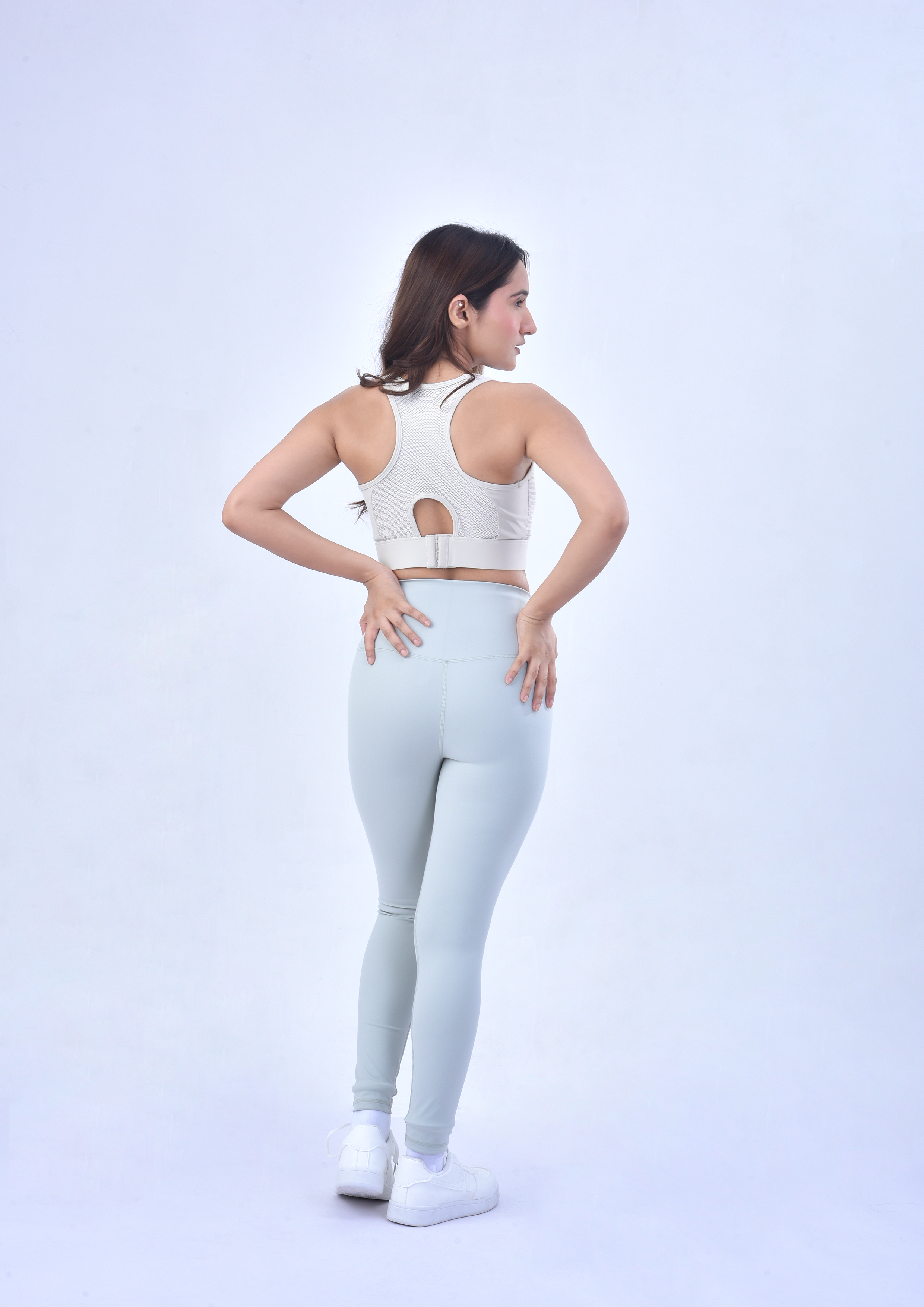 FLEX SPORTS BRA -IVORY WHITE